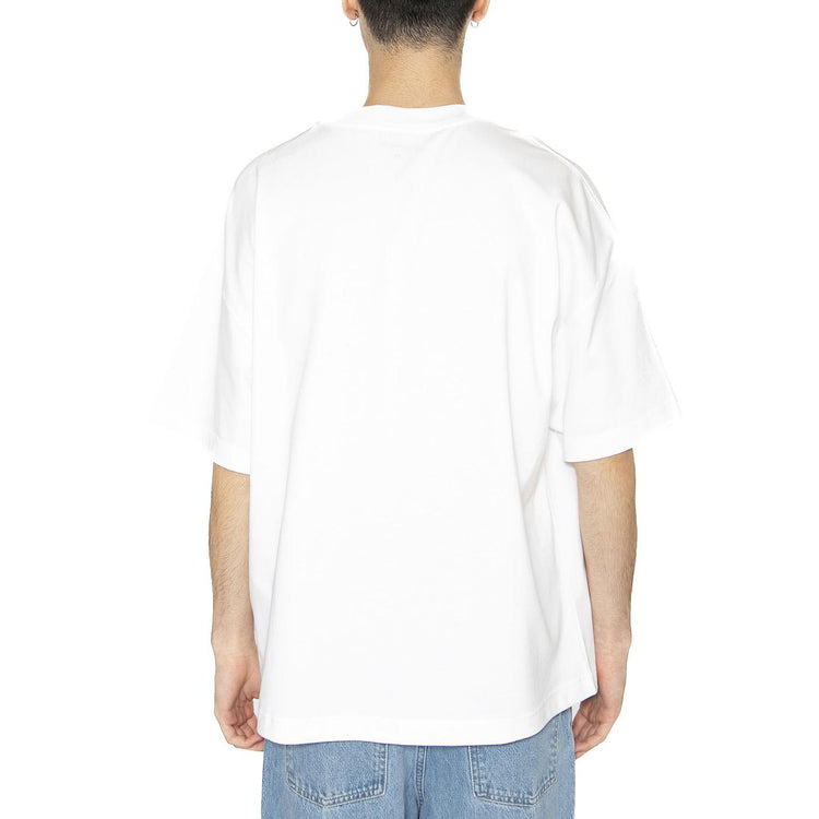S/S Signature Script T-Shirt White / Black - Maglietta Girocollo Uomo Bianca I033828.00AXX . CARHARTT WIP 