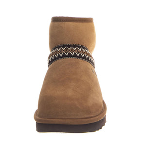 W Classic Mini Crescent Chestnut - Stivali Donna Marroni UGSCLMCRCHE1158262W  UGG 