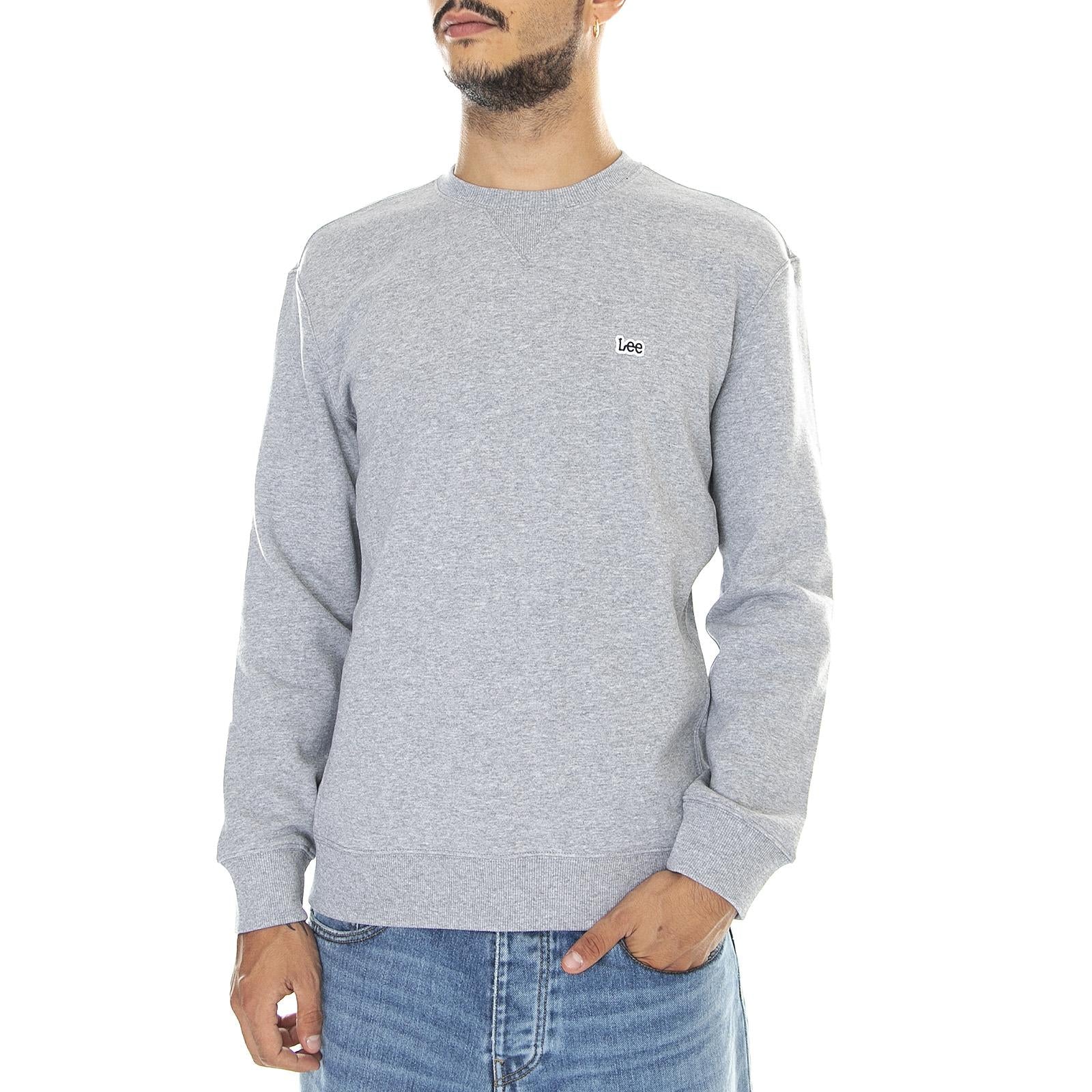 Plain - Felpa Girocollo Uomo Grigia L81ITJMP  LEE 