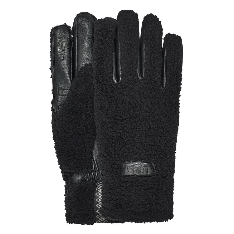 M Sherpa Glove Black - Guanti Neri UGA21644-BLK  UGG 