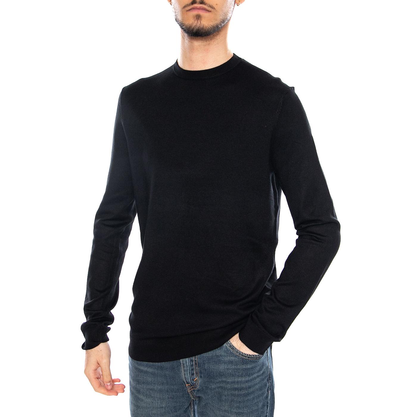 Onswyler Life Reg 14 LS Crewknit Noos Black - Maglione Girocollo Uomo Nero 22020088 BLK ONLY & SONS 