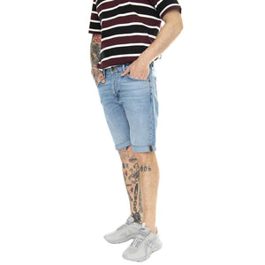 5 Pocket Short Pool Days Blue - Bermuda Denim Jeans Uomo Blu 112349329  LEE 