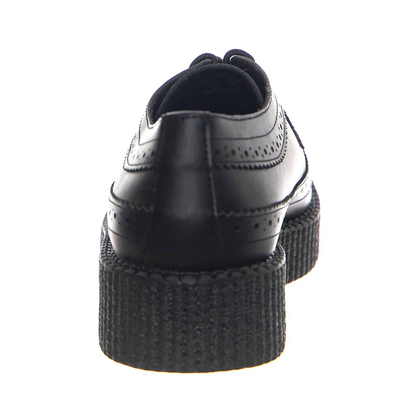 Macbeth Black Leather - Scarpe Stringate Profilo Basso Donna Nere 24464_4  UNDERGROUND 