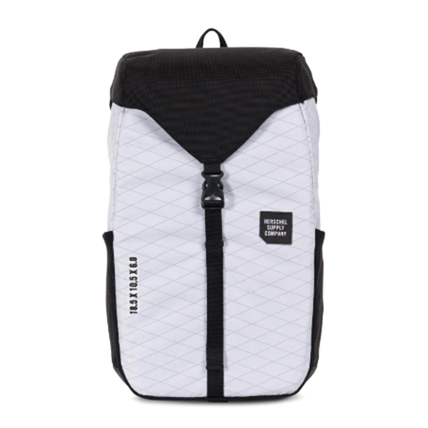 Barlow Medium White Black - Zaino Bianco / Nero 10270-01821  HERSCHEL 