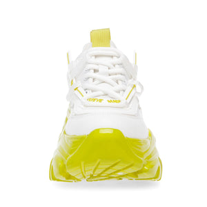Recoupe White / Lime - Scarpe Stringate Profilo Basso Donna Bianche SMPRECOUPE-WHT  STEVE MADDEN 