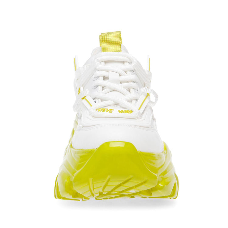 Recoupe White / Lime - Scarpe Stringate Profilo Basso Donna Bianche SMPRECOUPE-WHT  STEVE MADDEN 