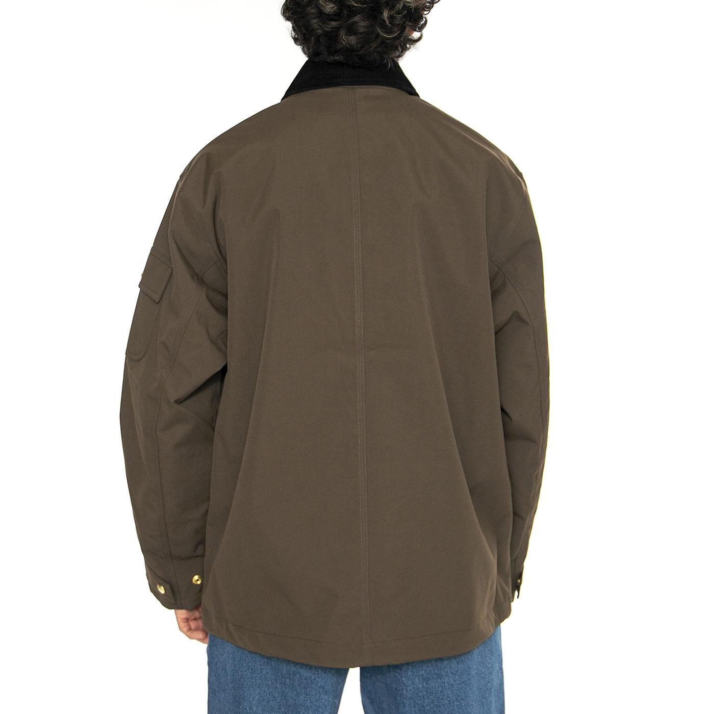 Clapton Jacket Liberica / Black - Giacca Uomo Marrone I034424.2NDXX  CARHARTT WIP 