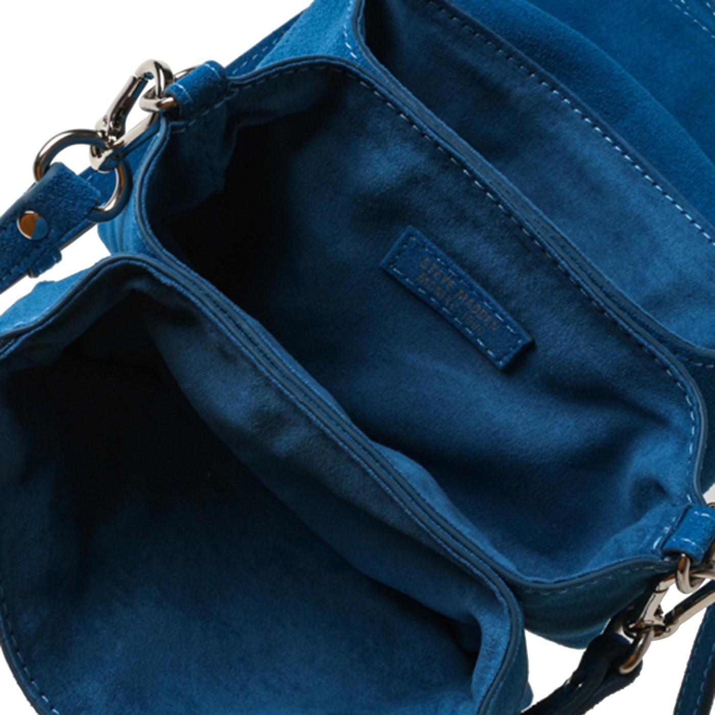 BRare Blue Suede - Borsa a Tracolla Blu SMABRARE-BLU  STEVE MADDEN 