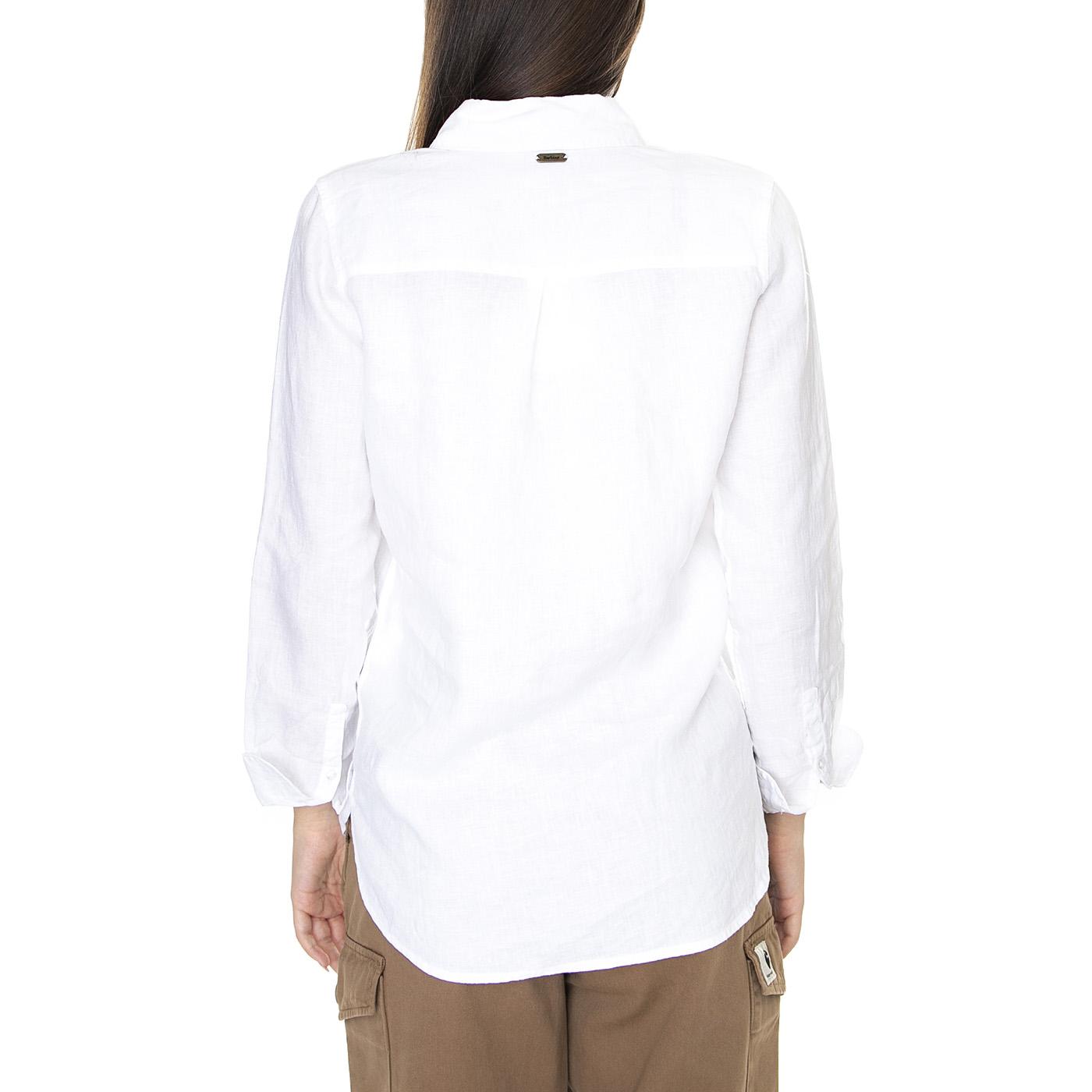 Marine Shirt White - Camicia Donna Bianca LSH1315-WH11-SS23  BARBOUR 