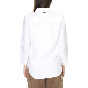 Marine Shirt White - Camicia Donna Bianca LSH1315-WH11-SS23  BARBOUR 