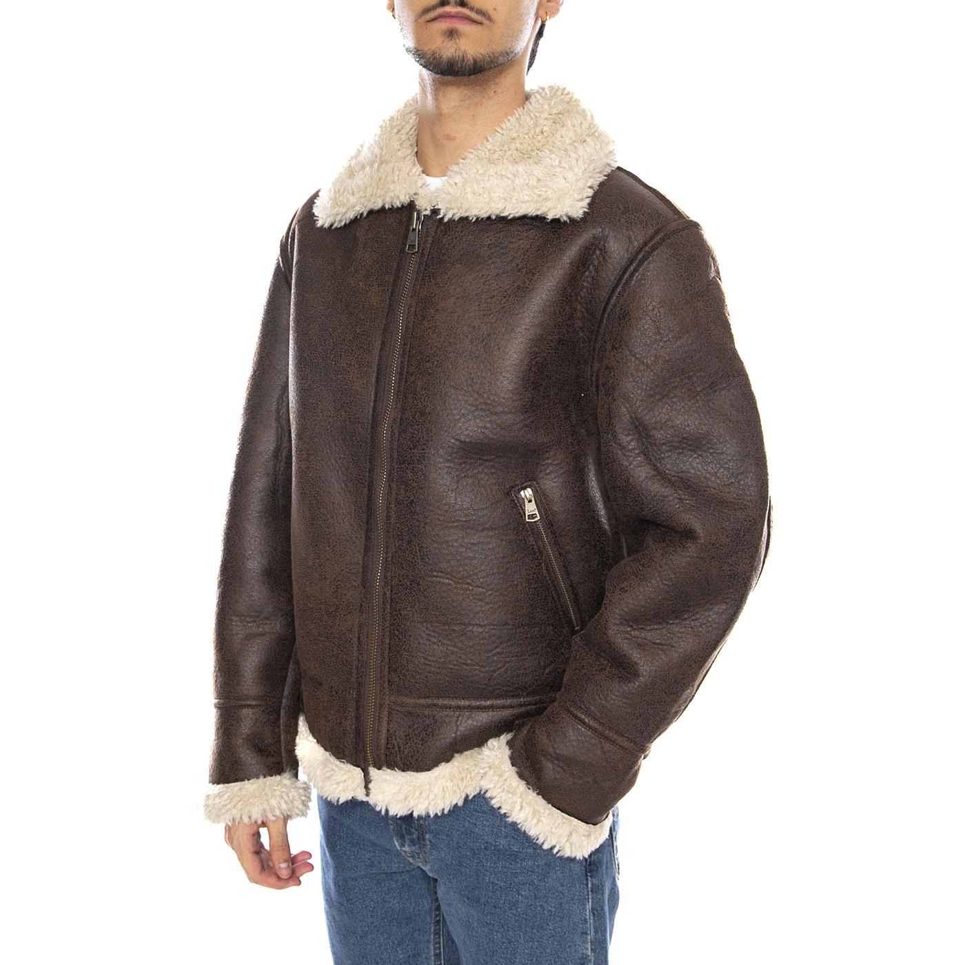Aviator Jacket Luxe Brown - Giacca Uomo Marrone 112371079 . LEE 