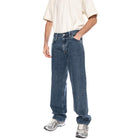 Matrix Pant -- Pantaloni Uomo Mid Marble Wash Blu I034927.01.J9.30 01.J9 EDWIN 
