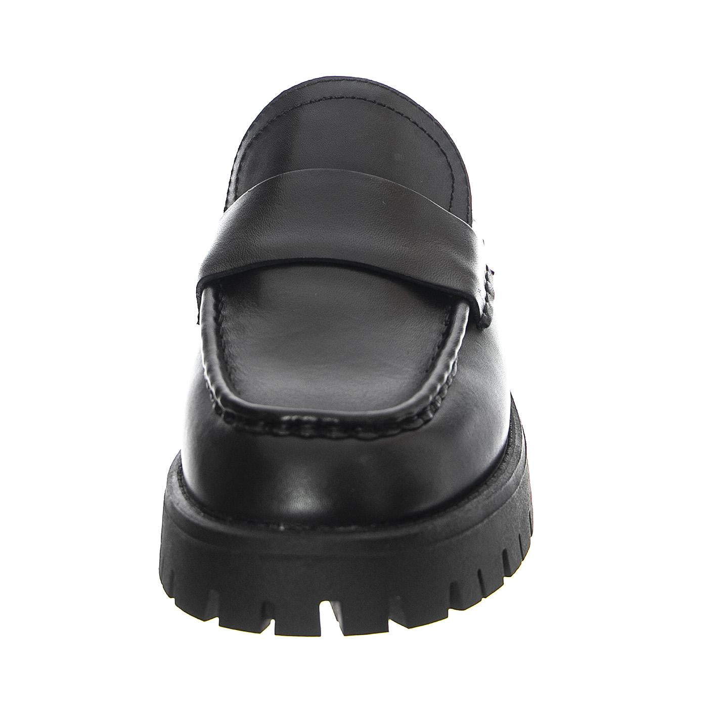 Theory Black Leather - Sandali Donna Neri WSSTHEORY-BLA  WINDSOR SMITH 