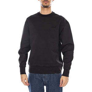 Authentic Crew Black Agate Garment Dye F Black - Felpa Girocollo Uomo Nera A9244-0000 . LEVIS 