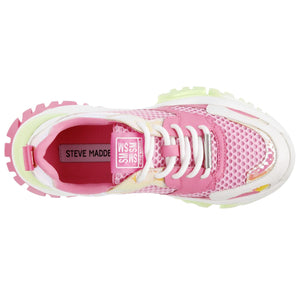 Treasure Pink / Candy- Scarpe Stringate Profilo Basso Donna Rosa SMPTREASURE-PIN  STEVE MADDEN 