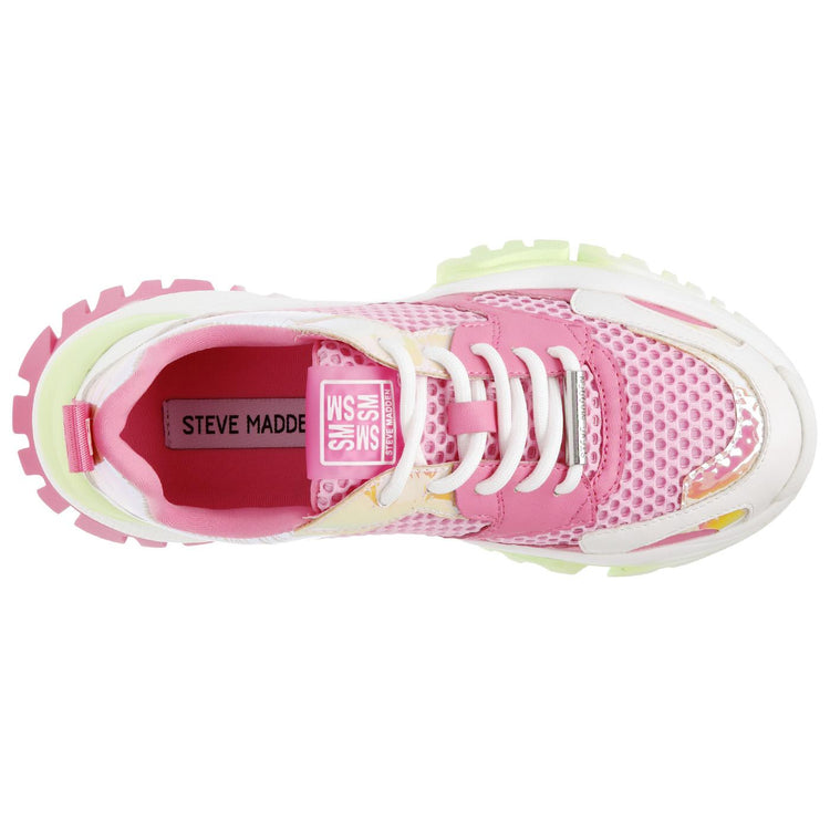 Treasure Pink / Candy- Scarpe Stringate Profilo Basso Donna Rosa SMPTREASURE-PIN  STEVE MADDEN 