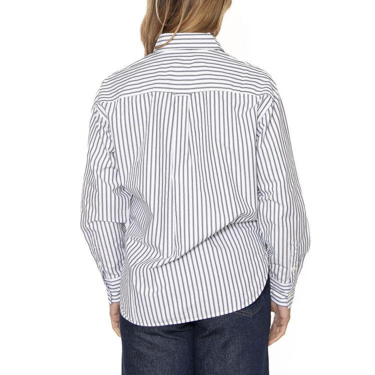 Harlie New BF Shirt Marinas Stripe Navy - Camicia Donna Blu 001HM-0005  LEVIS 