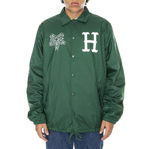 Huf x Thrasher Split Coaches - Giacca Uomo Verde / Forest Green JK00385-FOGRN  HUF 
