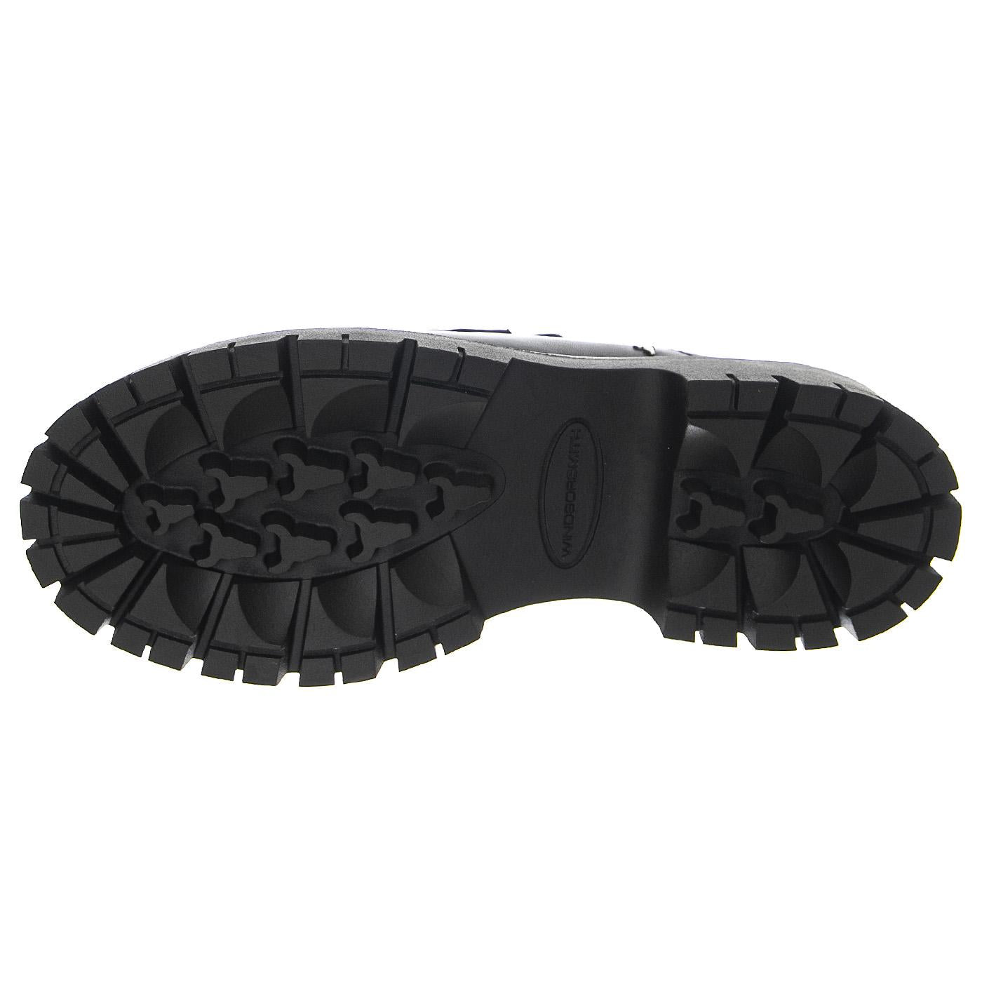 Theory Black Leather - Sandali Donna Neri WSSTHEORY-BLA  WINDSOR SMITH 