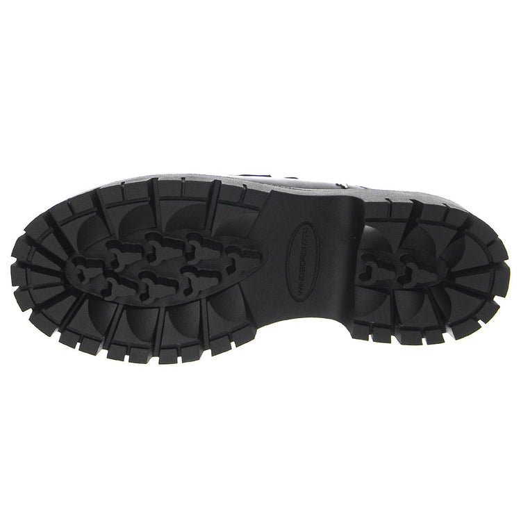 Theory Black Leather - Sandali Donna Neri WSSTHEORY-BLA  WINDSOR SMITH 