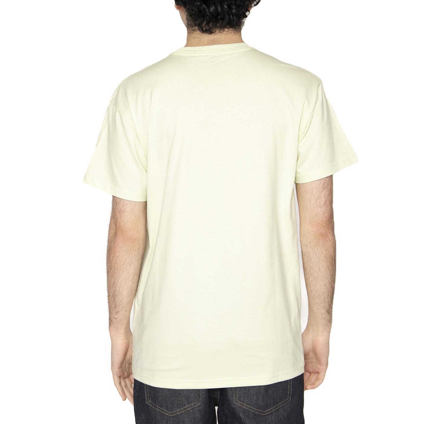 S/S Chase T-Shirt Air Green / Gold - Maglietta Girocollo Uomo Verde I026391.2V9XX  CARHARTT WIP 