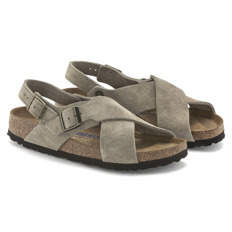 Tulum SFB Taupe Suede Leather - Sandali Donna Grigi 1024110  BIRKENSTOCK 