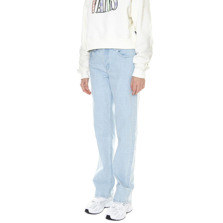 Jane Cuffed Retro Light-L33DFBYV - Pantaloni Denim Jeans Donna Blu 112322450  LEE 