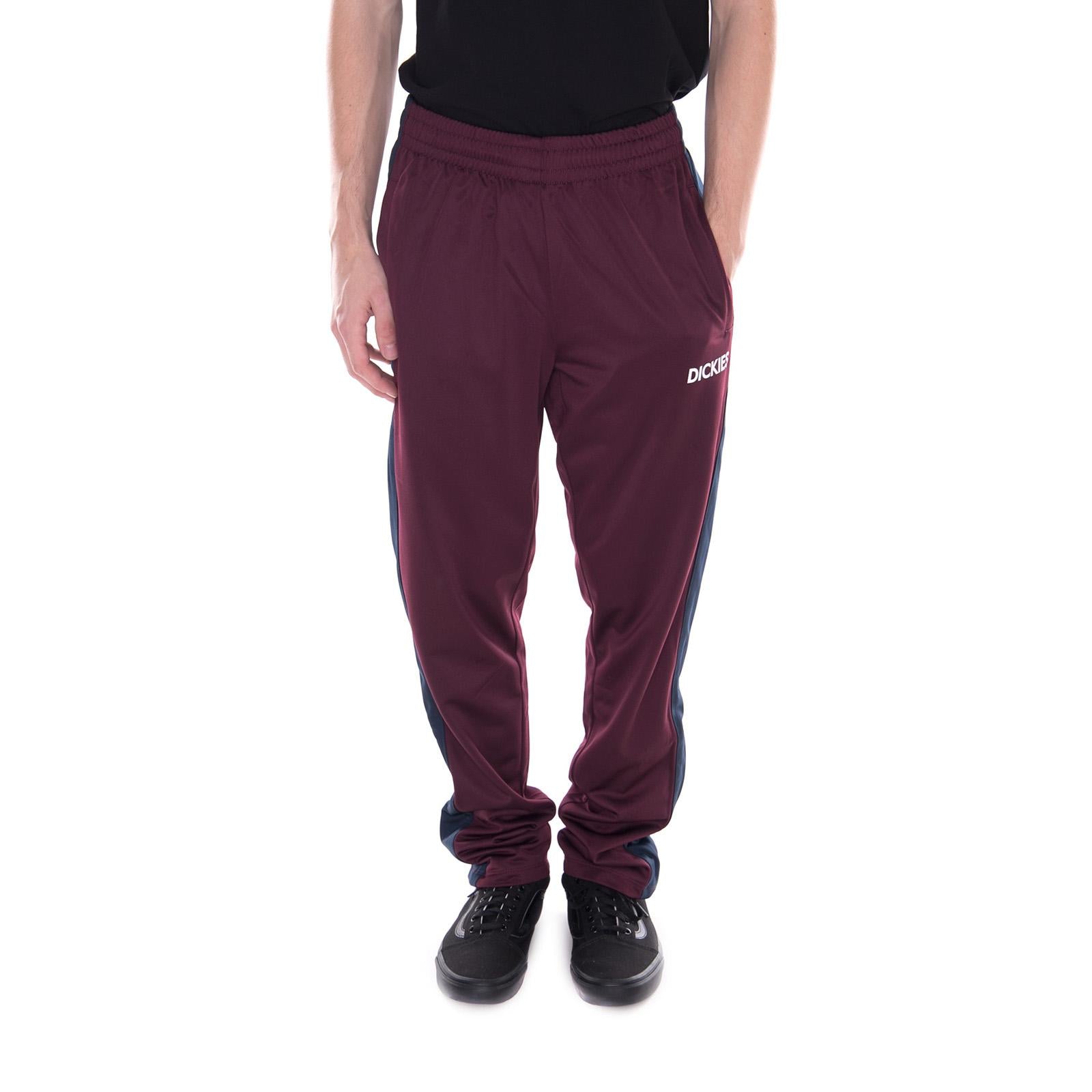 Reston Maroon Burgundy - Pantaloni Sport Uomo Bordeaux 01 210143-MR . DICKIES 