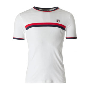PANEL CREW TEE WHITE 76654_4  FILA 