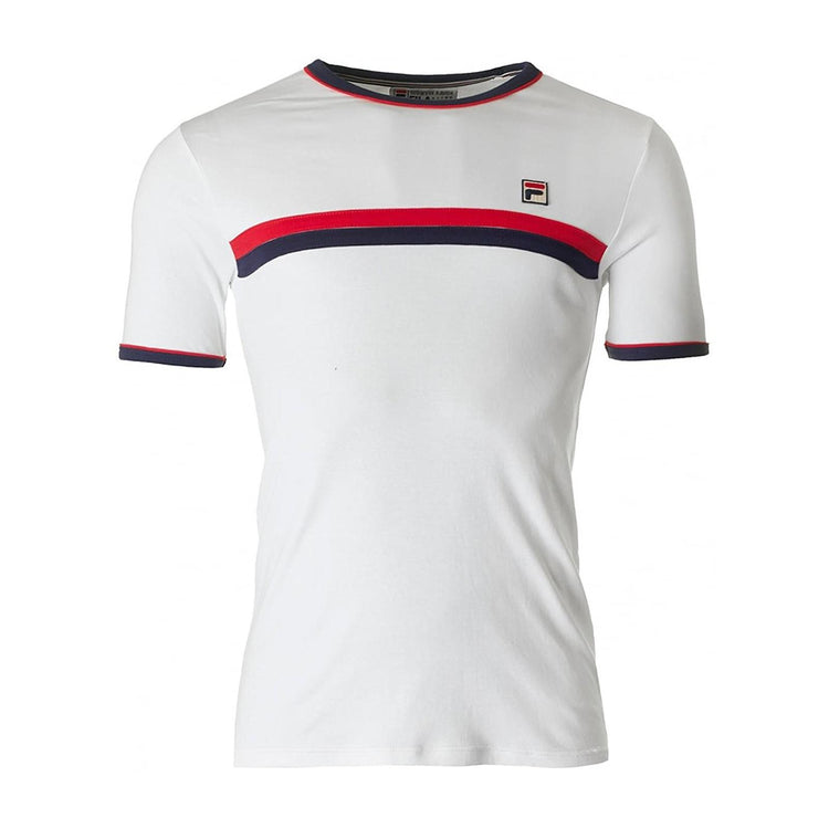 PANEL CREW TEE WHITE 76654_4  FILA 