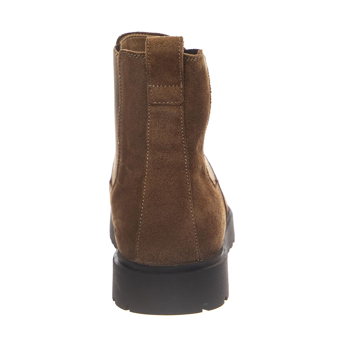 Highwood Slip On Mid N Dark Tea, Suede Leather - Stivaletti Uomo Marroni Birkenstock 1030115 . BIRKENSTOCK 