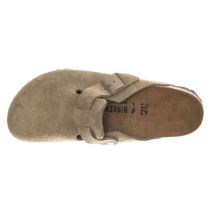 BOSTON FADED SUEDE LEATHER NARROW FIT KHAKI - Sandali Unisex Marroni 1025844 KHI BIRKENSTOCK 