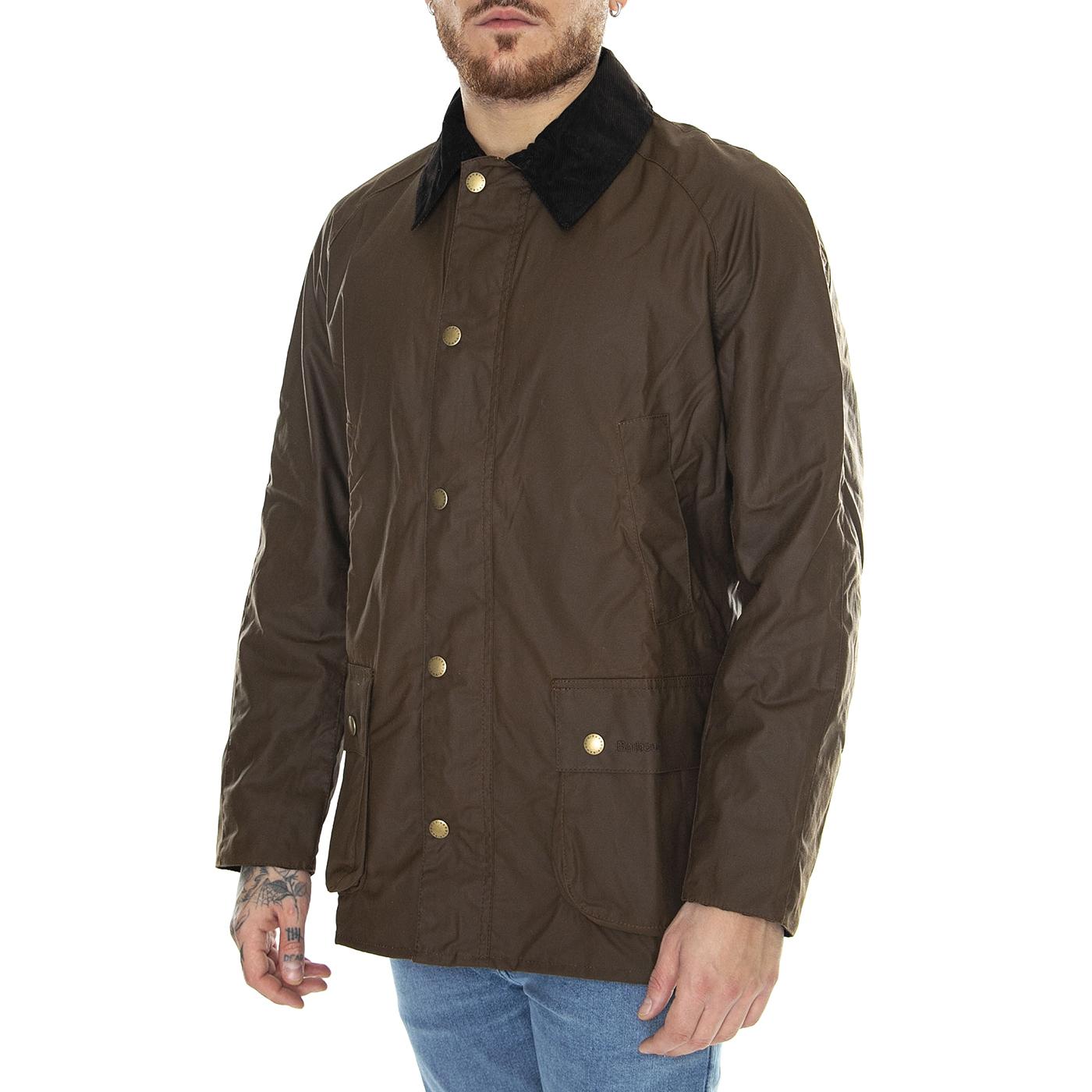 Ashby Wax Jacket Bark - Giacca Invernale Uomo Marrone MWX0339-BR31 . BARBOUR 