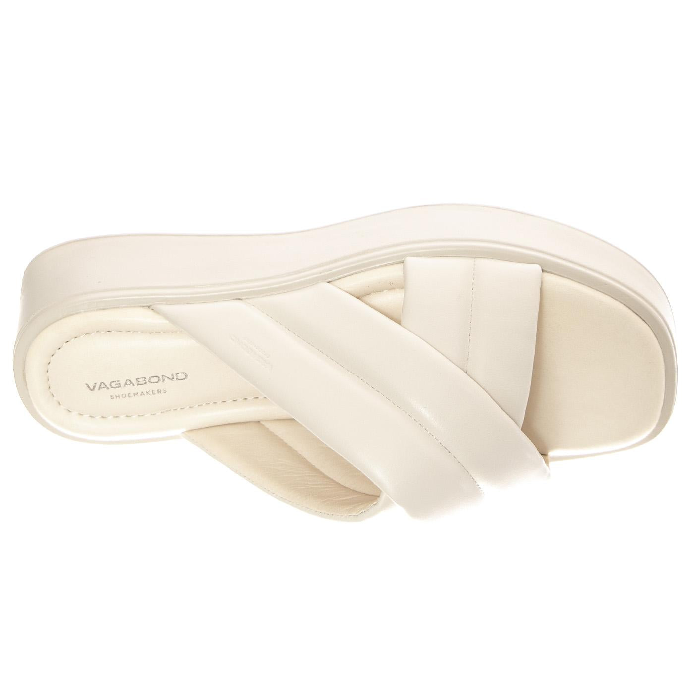 W' Courtney Off White Cow Leather - Sandali Donna Bianchi VBS5334-201-02  VAGABOND 