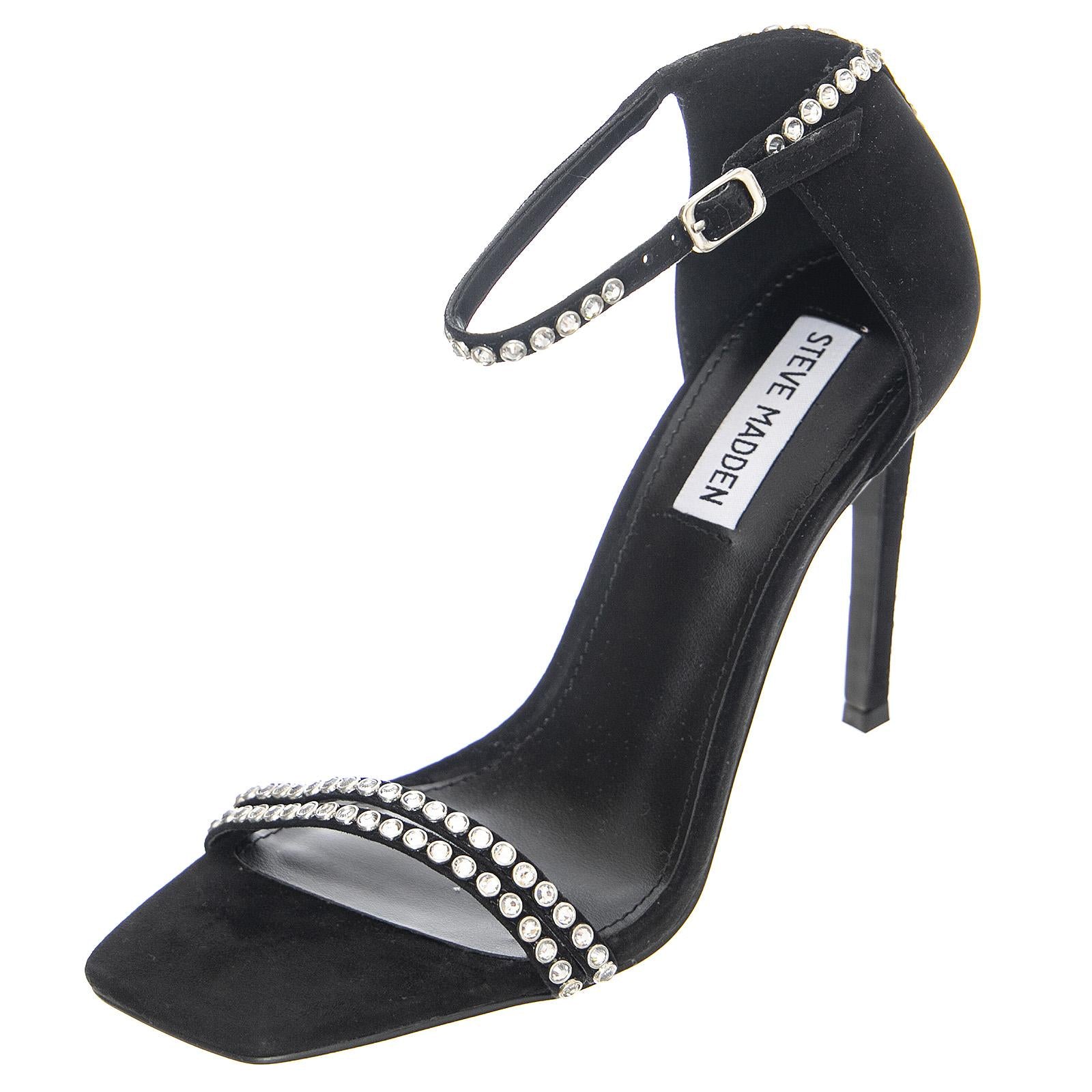 COLETTE - Sandali con Tacco Alto Donna Neri SMSCOLLETTE-BLKSUED . STEVE MADDEN 