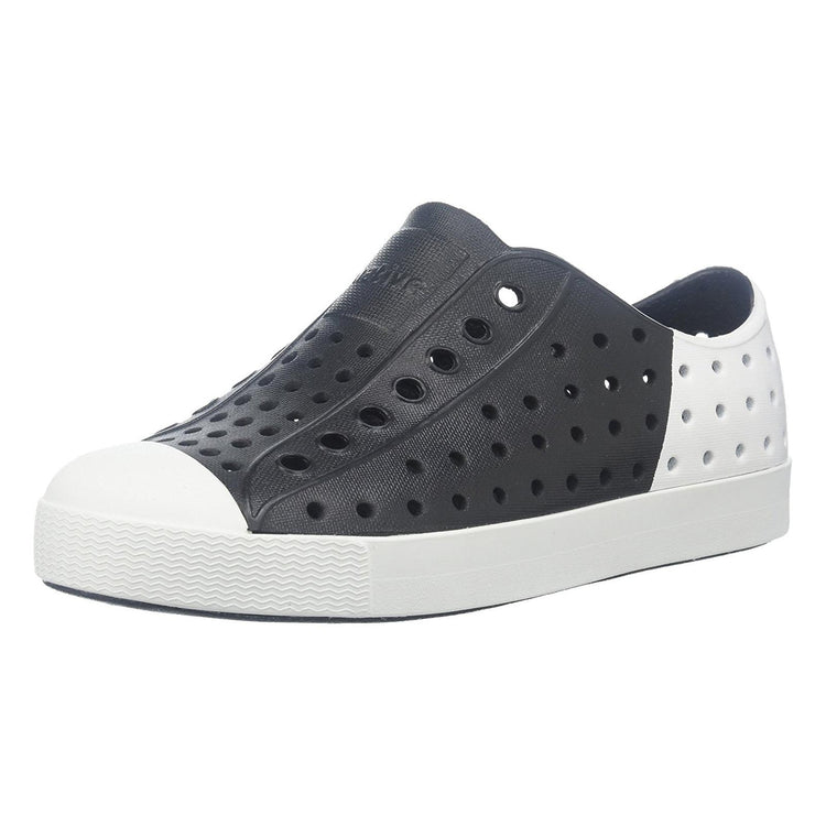 Jefferson Block - Scarpe Slip-On Profilo Basso Bambino Bianche / Nere 13100102-8336  NATIVE 