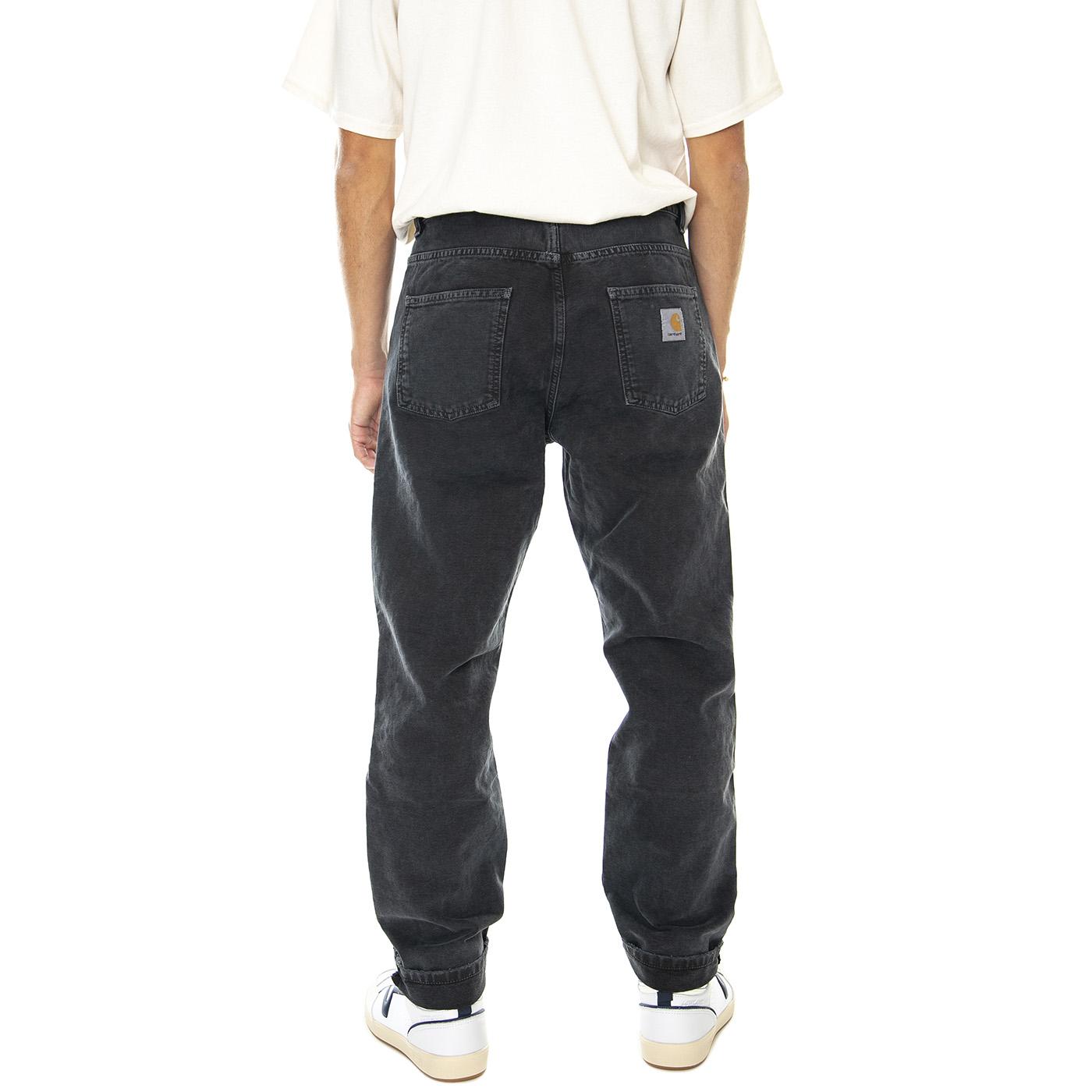 Newel Pant Black - Pantaloni Uomo Neri I028626.89.WF.00  CARHARTT WIP 