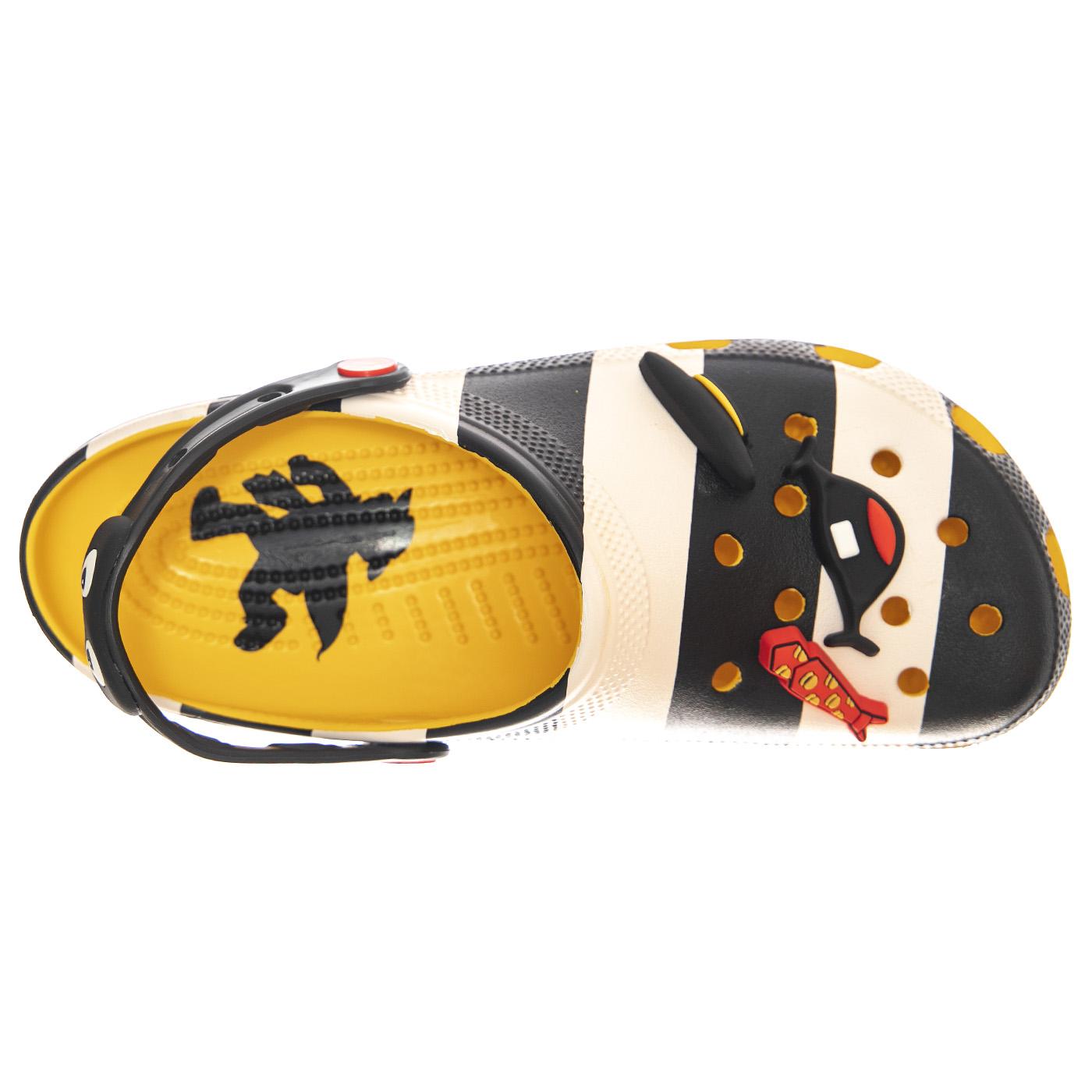 Clog Hamburglar Black / White - Sandali Uomo Multicolore 20393-066BLK  CROCS 