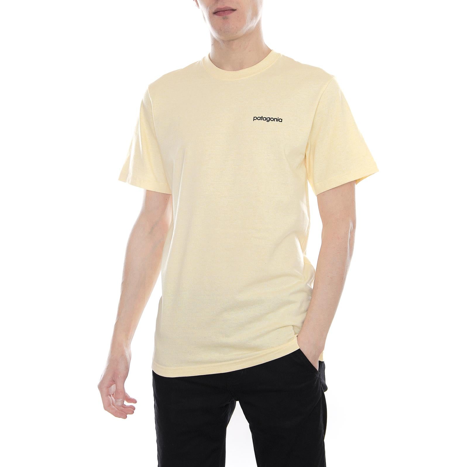 M s Line Logo Badge Responsibili-Tee Crest Yellow 39045-CSTY  PATAGONIA 