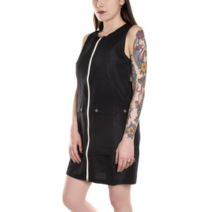 JAMBOREE RIPSTOP DRESS BLACK 211090-BLACK  STUSSY 