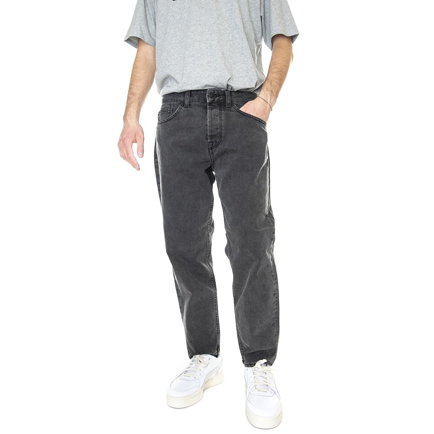 Onsavi Beam Crop Black Wash PK 2852 Noos Black Denim - Pantaloni Denim Jeans Uomo Neri 22022852-Black Denim  ONLY & SONS 