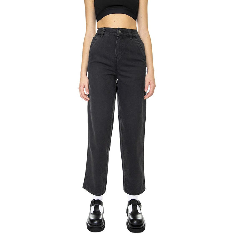 Dickies Dc Pant Black - Pantaloni Denim Jeans Donna Neri DK0A4XZLC401  DICKIES 