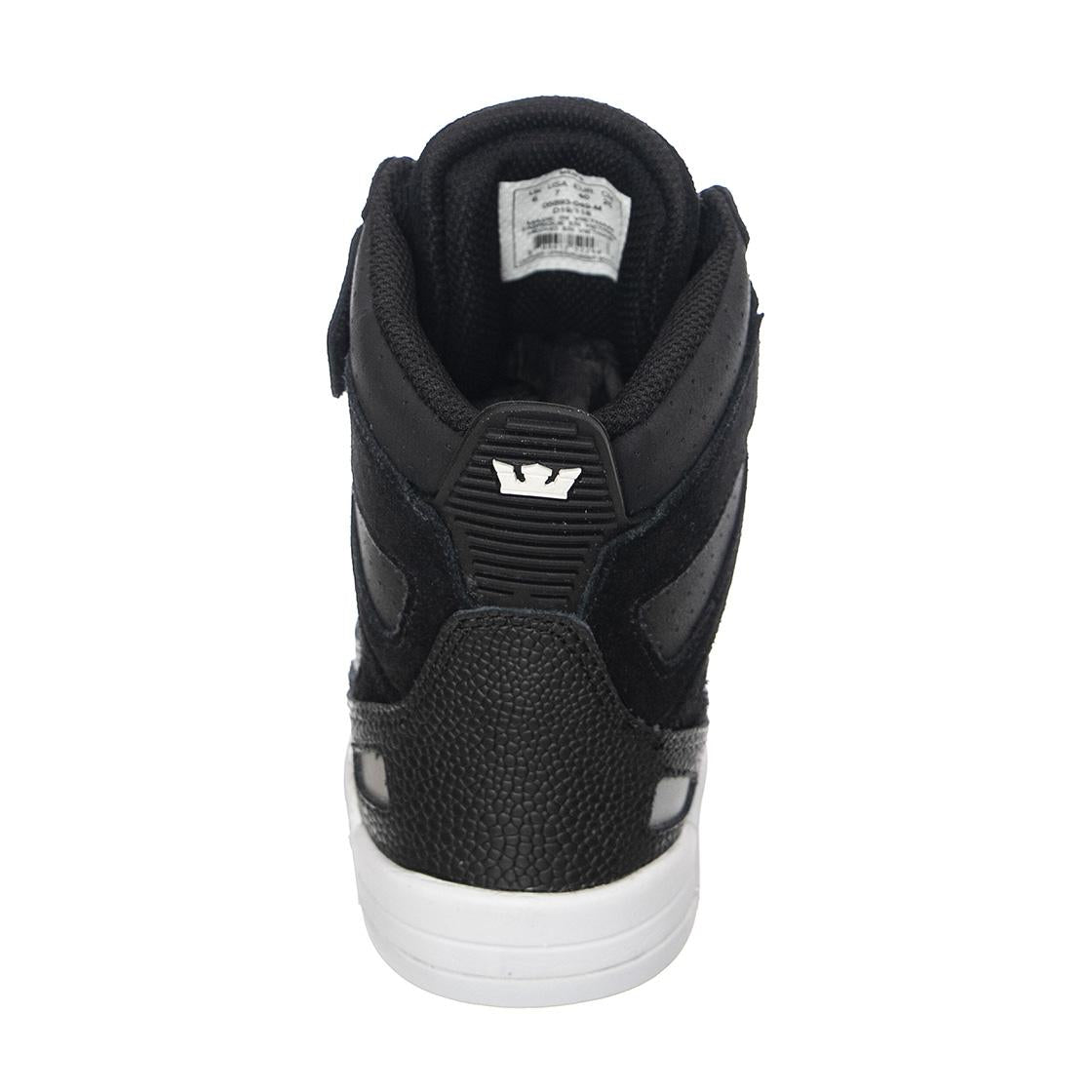 Breaker - Scarpe Stringate Profilo Alto Uomo Nere / Silver 05893-049 . SUPRA 