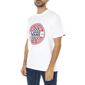 Circle Checker SS Tee White - Maglietta Girocollo Uomo Bianca VN0A7S7CWHT1  VANS 