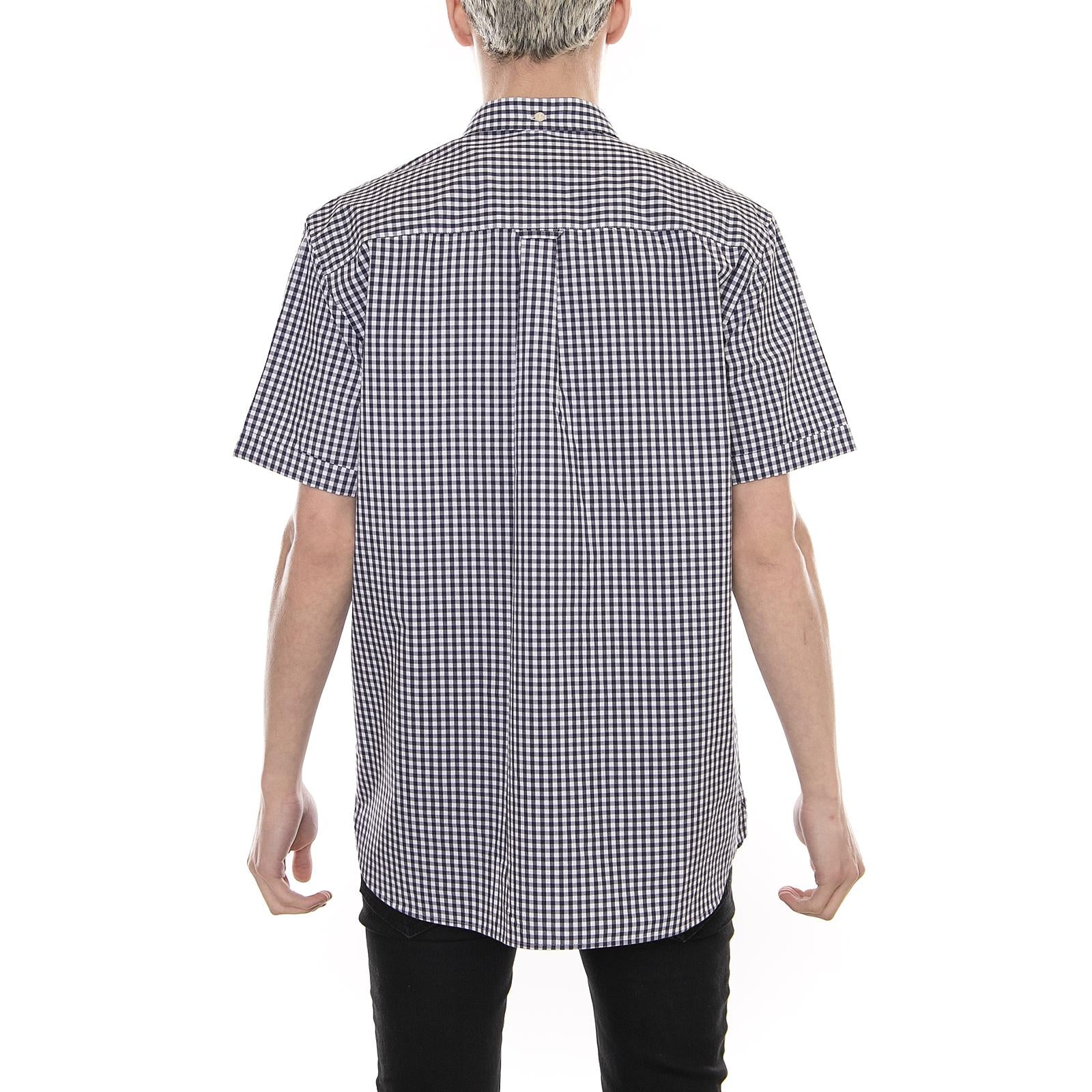 Gingham Ss Shirt - Navy - Camicia Maniche Corte Uomo Blu SW807V-Z99  LYLE & SCOTT 