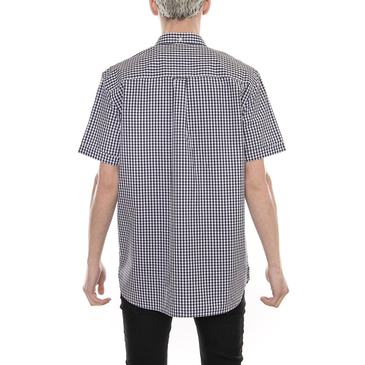 Gingham Ss Shirt - Navy - Camicia Maniche Corte Uomo Blu SW807V-Z99  LYLE & SCOTT 