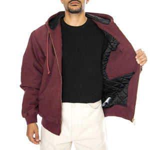 OG Active Jacket Malbec aged canvas - Giacca con Cappuccio Uomo Bordeaux I027360.2BY3K  CARHARTT WIP 