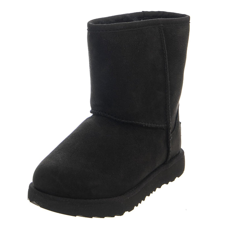 Classic Weather Short II Black K - Stivaletti Bambino Neri UGKCLSWPBK1019646T  UGG 