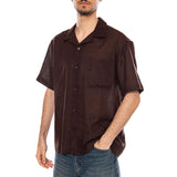 SHORT SLEEVES SHIRT COFFEE BEAN - Camicia Maniche Corte Uomo Marrone  Uomo ONLY & SONS