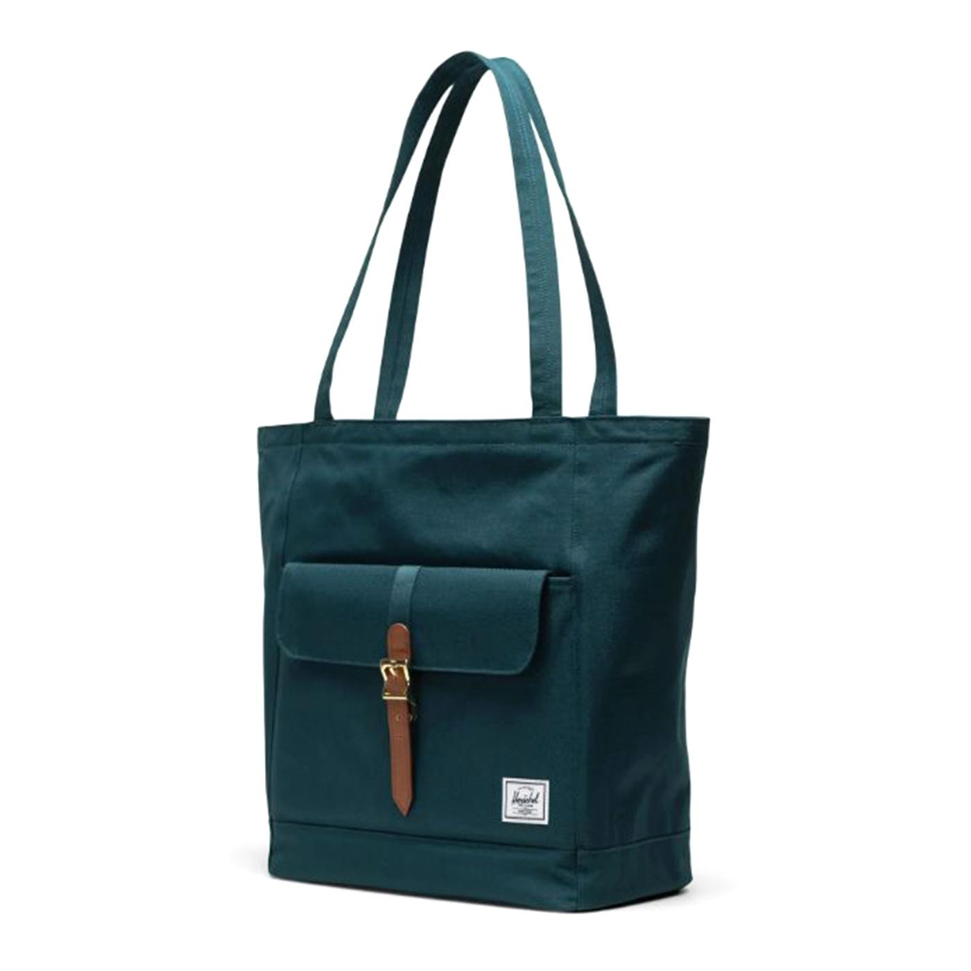 Herschel Retreat Tote - 20L - Dark Sea - Borsa Tote Shopping Bag Verde 11401-06551-OS 06551 HERSCHEL 